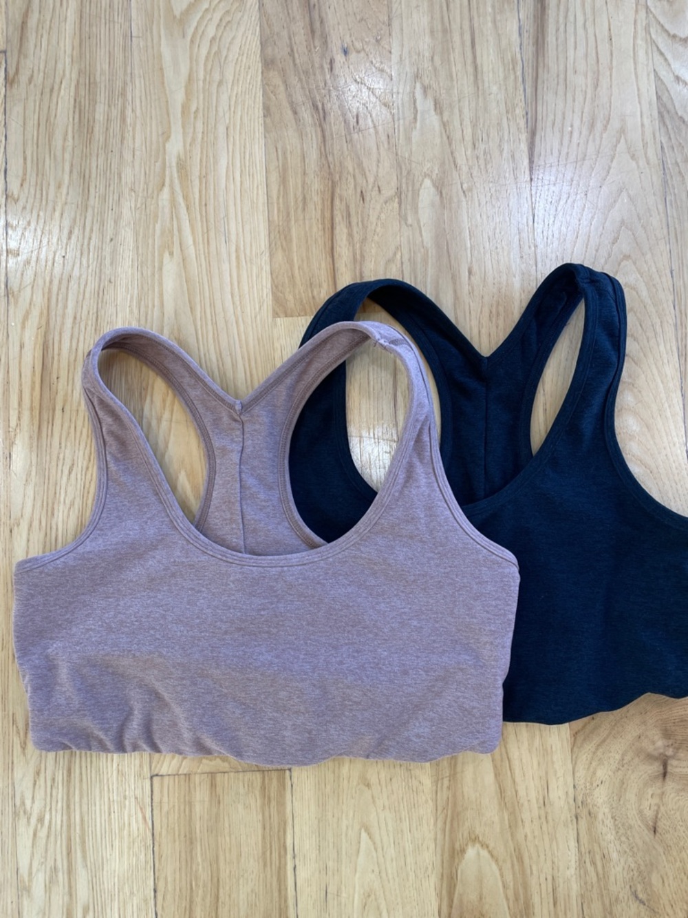 Beyond Yoga Space Dye Simplicity Bra Large Lot of 2